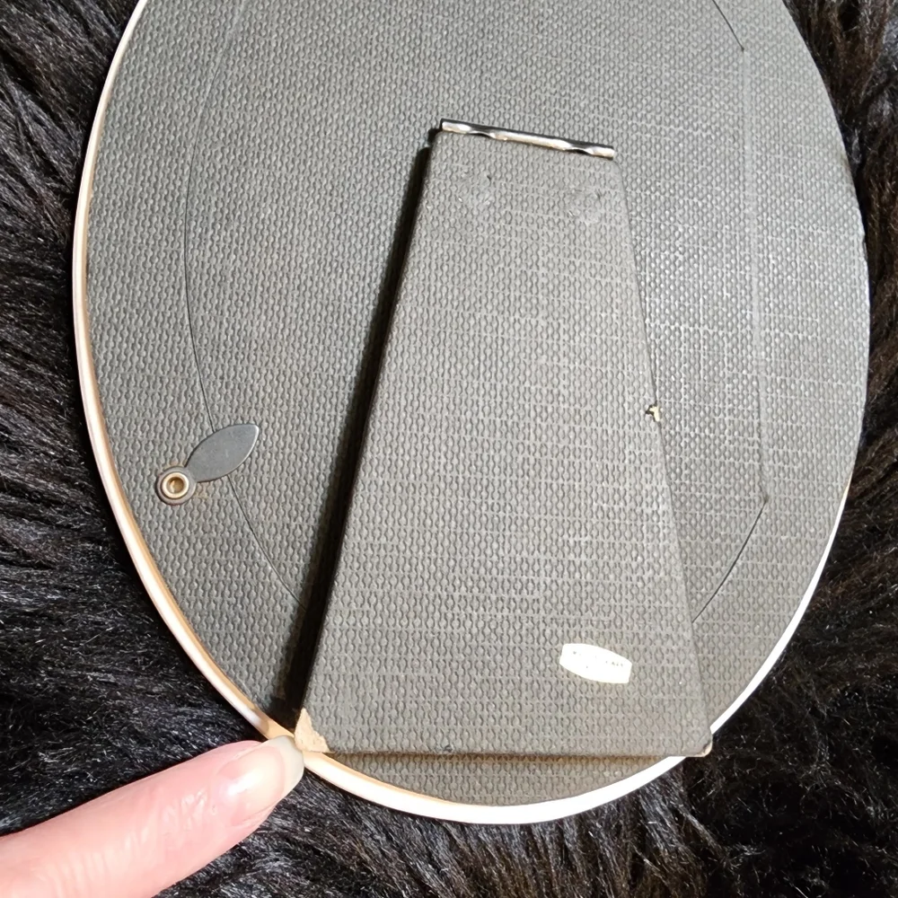 Vintage Floral Oval Picture Frame